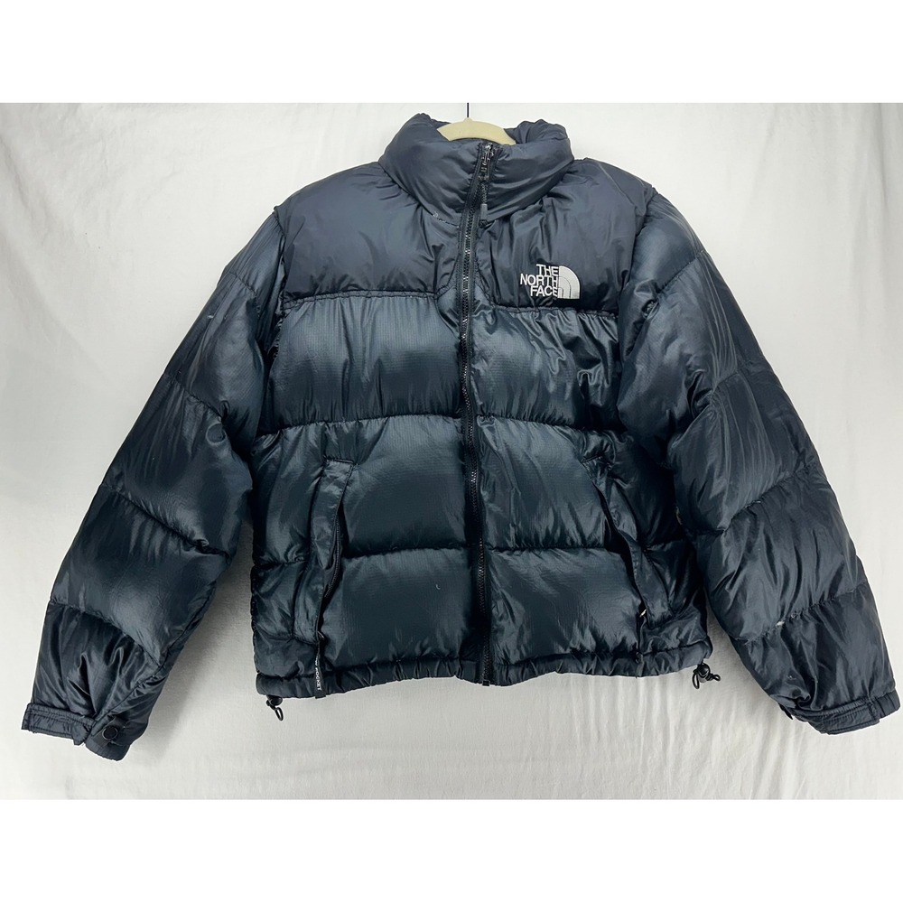 The North Face Nuptse 700 Puffer Jacket Womens Medium Black Down Coat